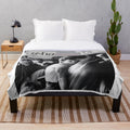 Soft and cozy plush blanket featuring the iconic A-ha band and 'Hunting High and Low' album art