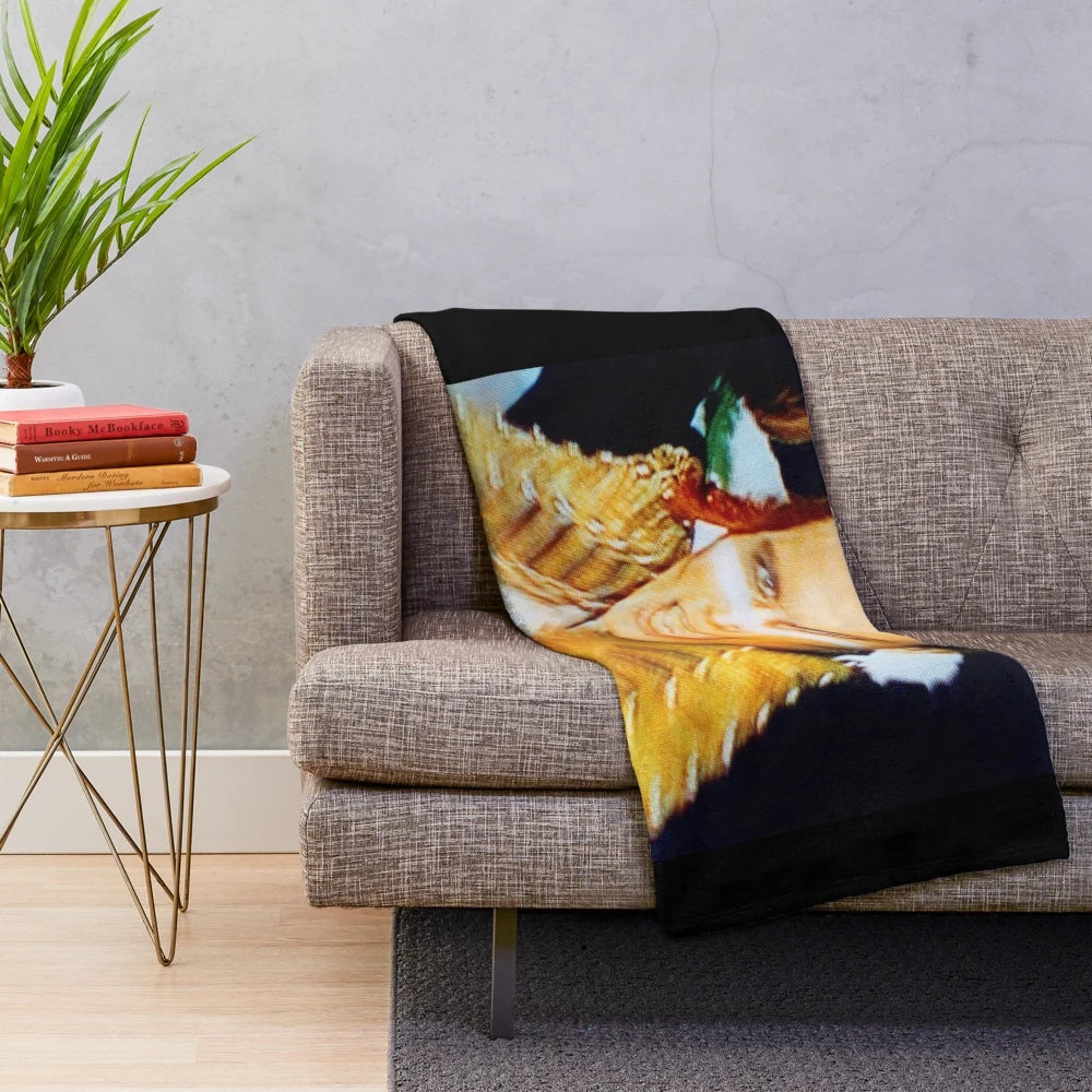 Soft plush blanket featuring the iconic Adam and the Ants 'Kings of the Wild Frontier' album cover