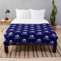 Vintage Eastern Airlines logo printed on a cozy plush blanket