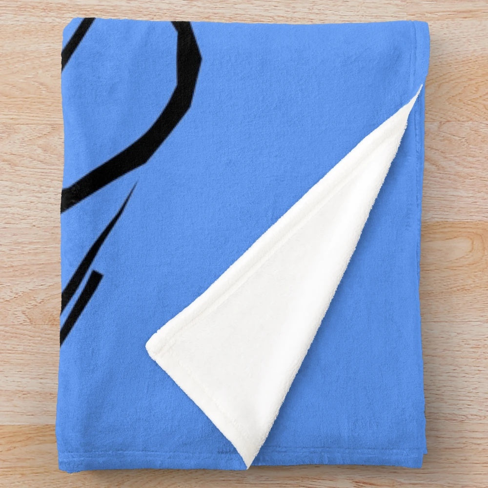 Plush blanket featuring a vintage-inspired riding in amsterdam design