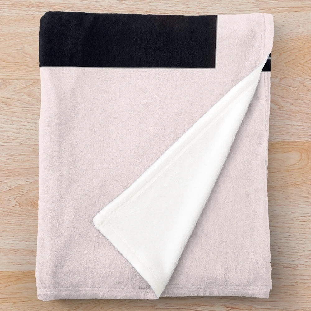 Retro-style Andy Gibb inspired plush blanket with bee gees imagery