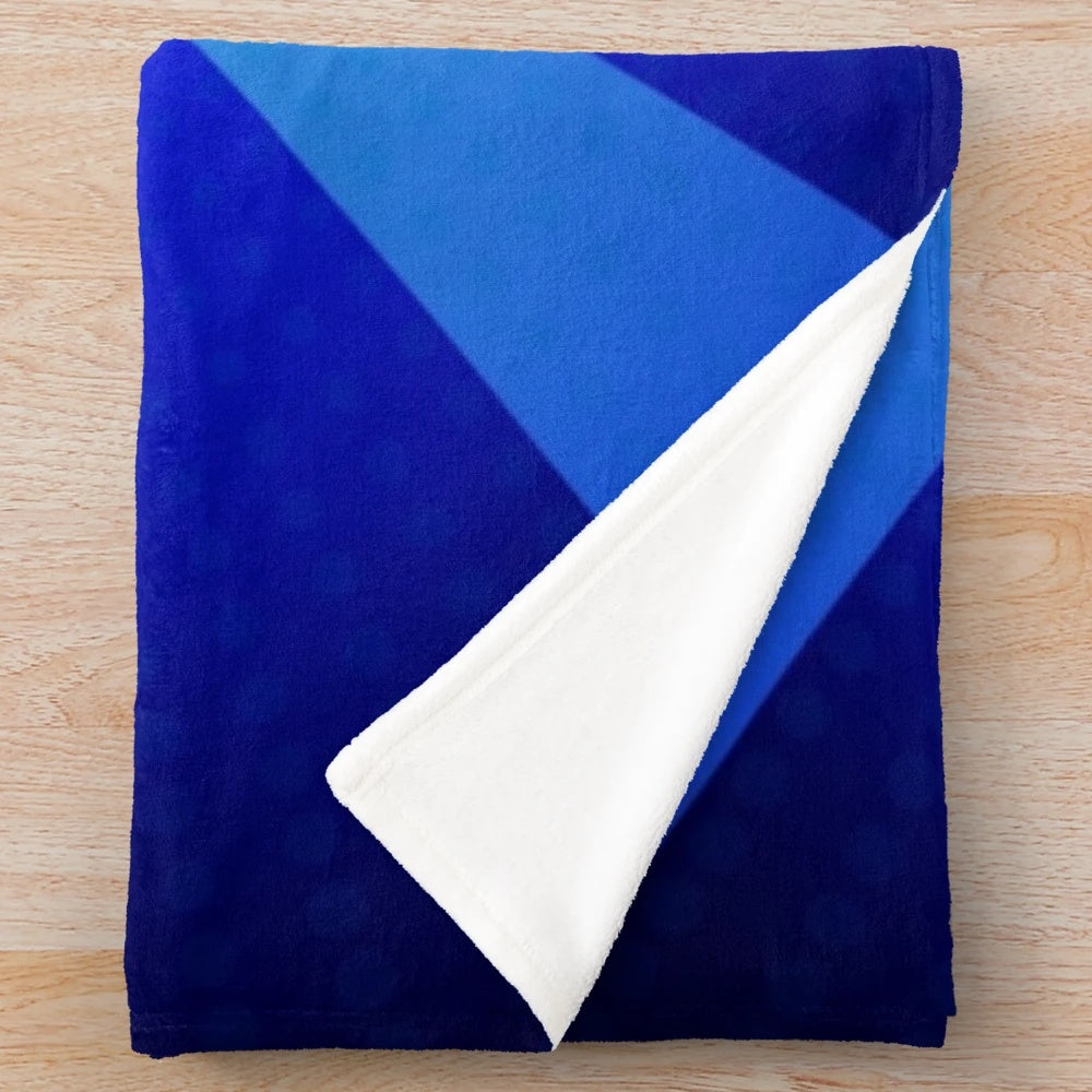 Astro Boy inspired plush blanket with a retro anime design
