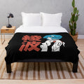 Neon Genesis Evangelion-inspired retro anime plush blanket