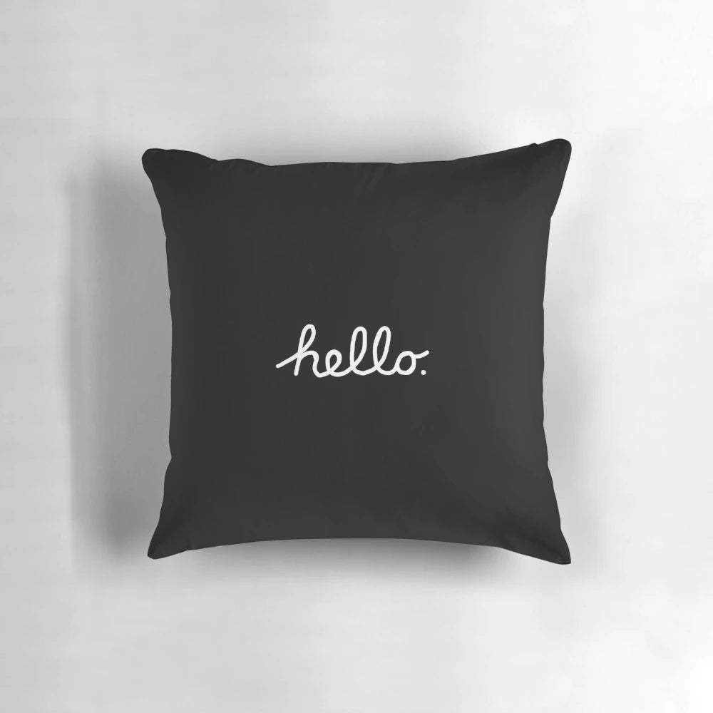 Retro-styled apple-inspired decorative pillow