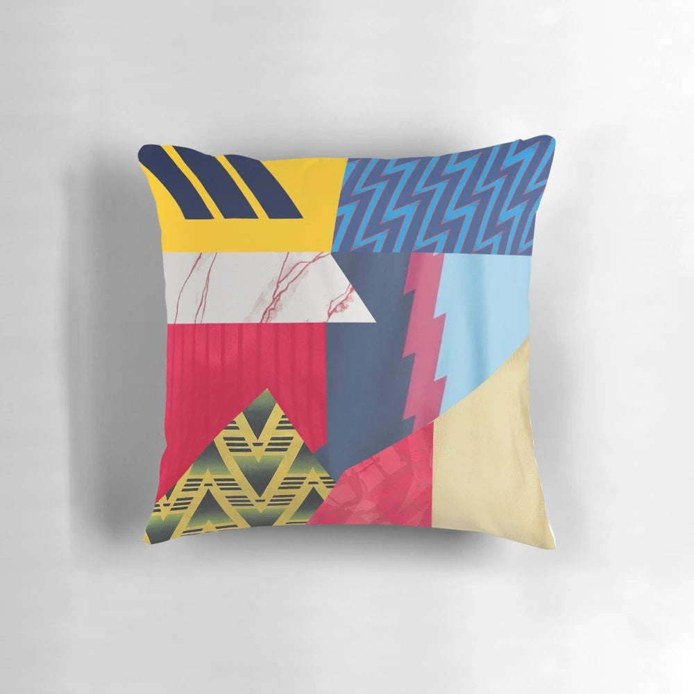 Retro Arsenal Memorabilia Pillow featuring the iconic Bruised Banana and Invincibles designs