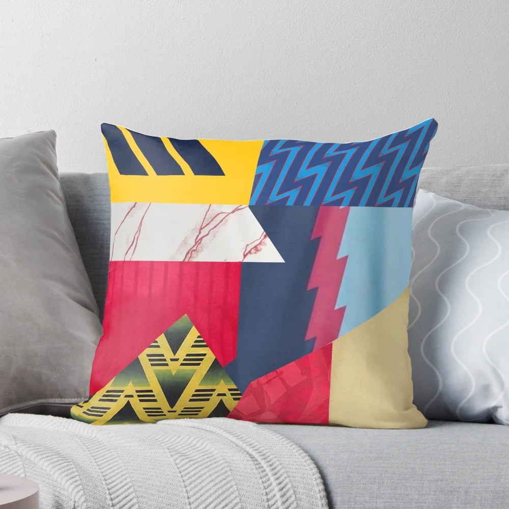 Retro Arsenal Memorabilia Pillow featuring the iconic Bruised Banana and Invincibles designs