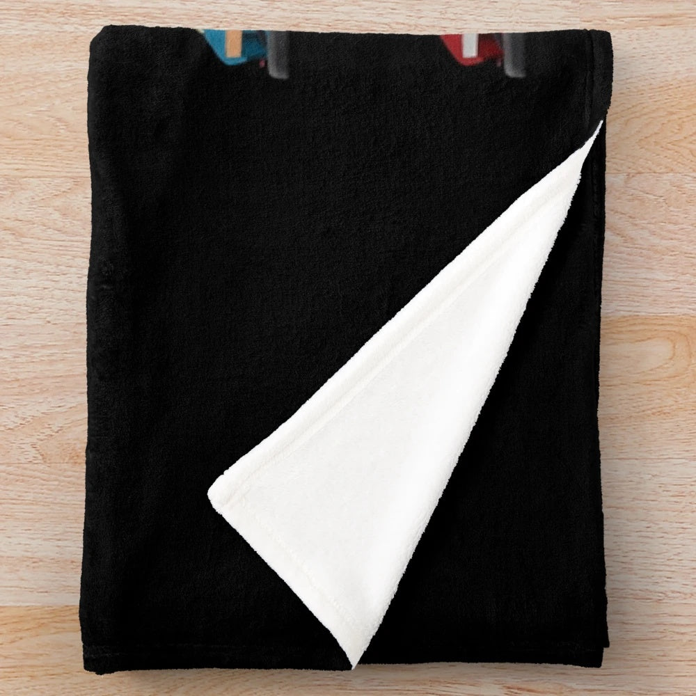 Plush blanket featuring a vintage Porsche 911 car design