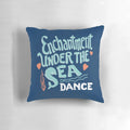 Retro Back to the Future Enchantment Under the Sea Dance Poster Pillow