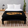 Retro baseball furies inspired plush blanket