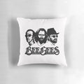 Retro Bee Gees Trio Disco Band Pillow with 70s 80s Pop Culture Design
