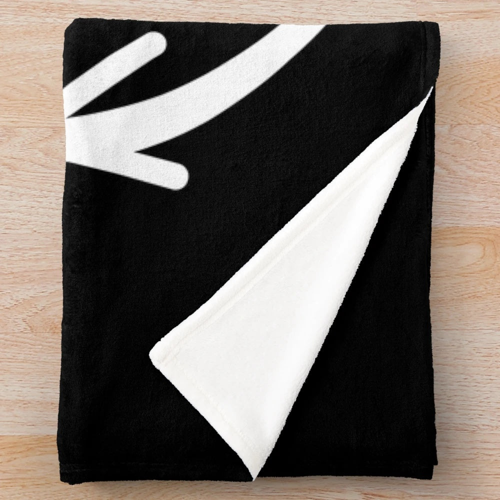 Retro white bicycle plush blanket for cycling enthusiasts