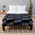 Plush blanket featuring the iconic Blockbuster video store logo
