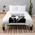 Blues Brothers inspired plush blanket with vintage movie design