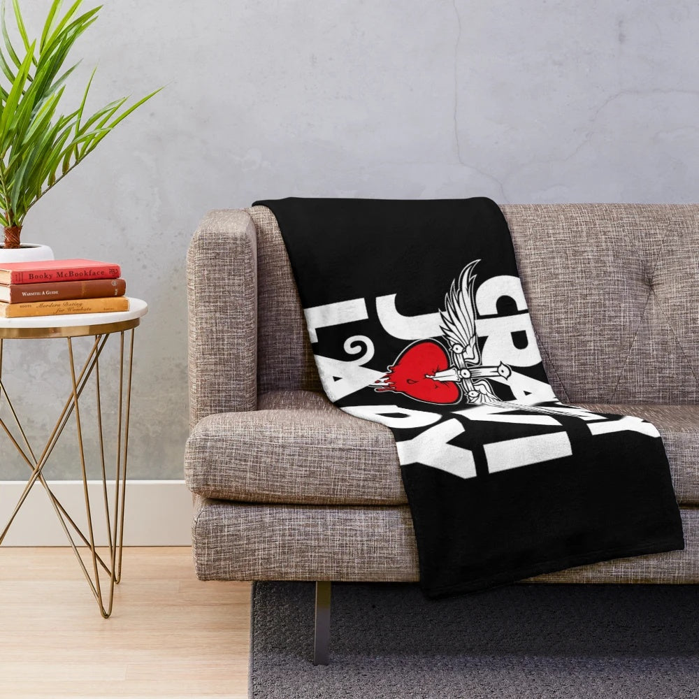Bon Jovi Retro Plush Blanket