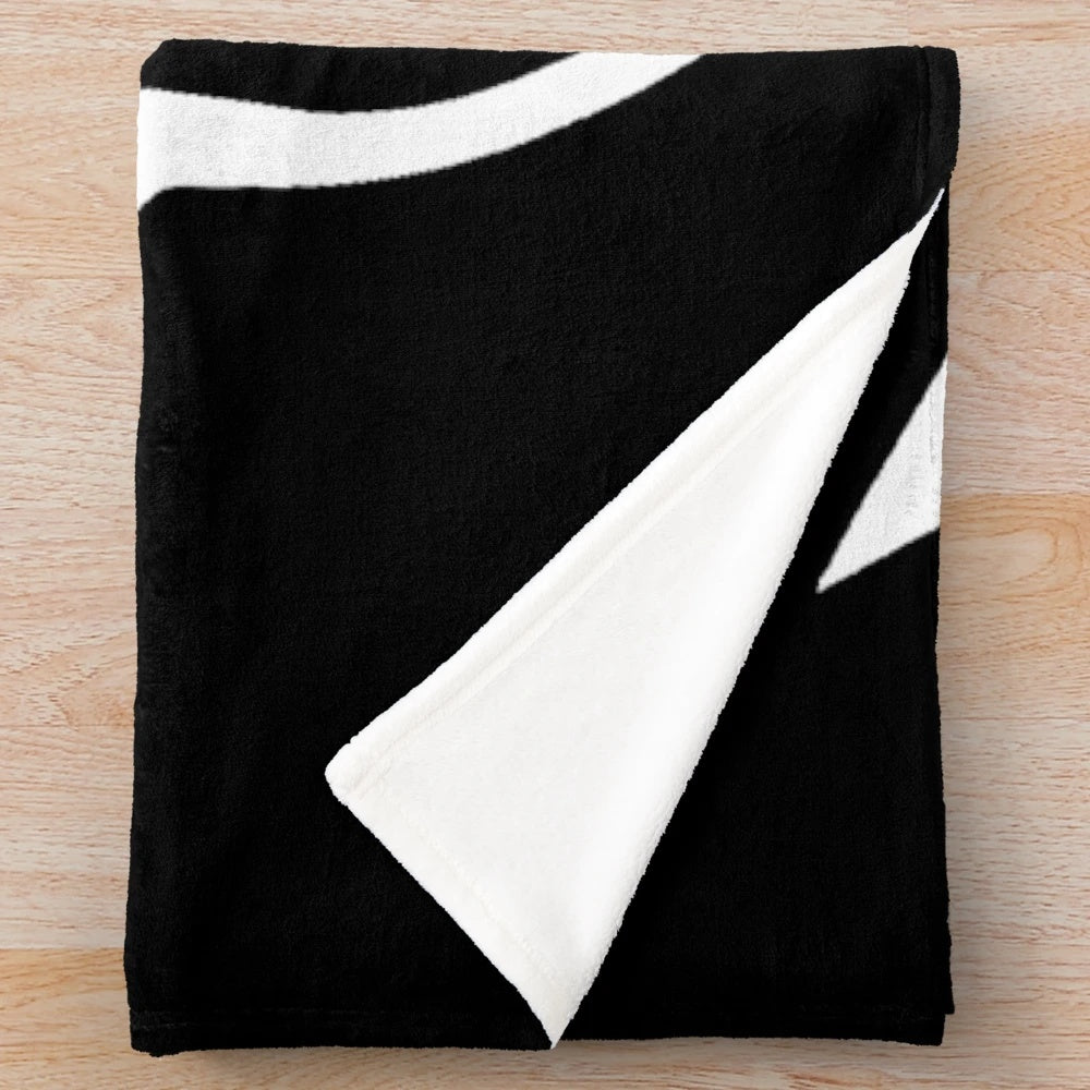 Retro Boognish plush blanket, featuring the iconic Ween band logo