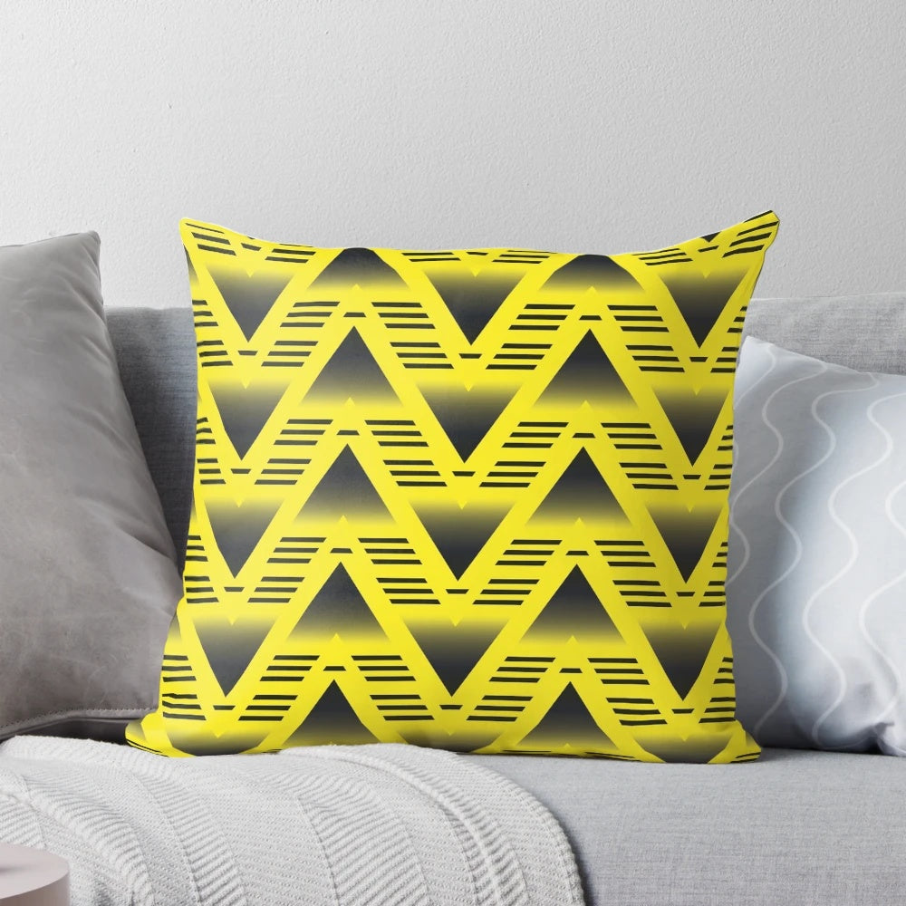 Vintage-inspired bruised banana geometric Arsenal football pillow for Premier League fans