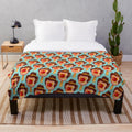 Bubble O' Bill patterned plush blanket
