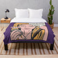 Colorful pop art style plush blanket featuring Buffy the Vampire Slayer characters