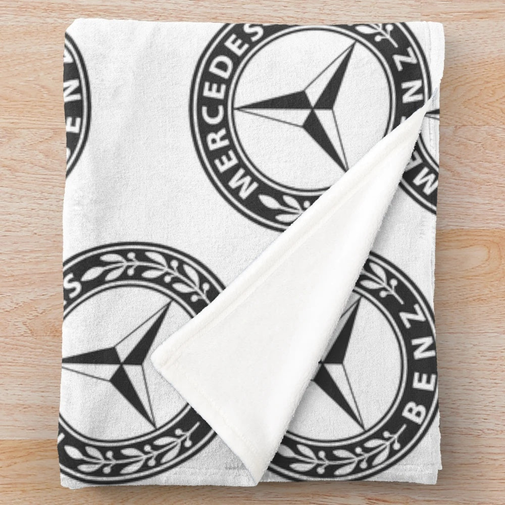 Retro car enthusiast plush blanket