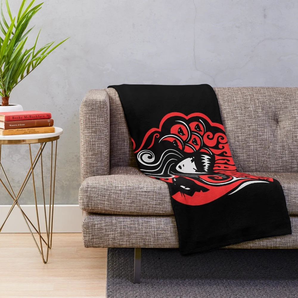 Retro cartoon-inspired anime plush blanket featuring classic Emily design