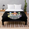 Vintage cartoon-inspired plush blanket