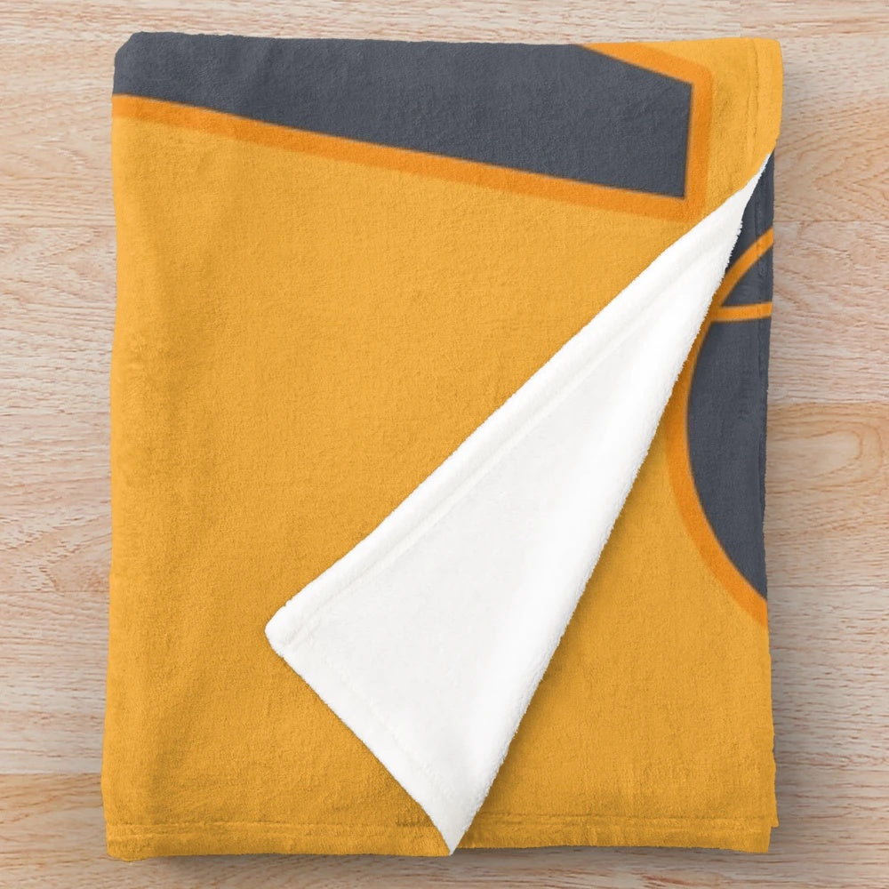 Retro cinema camera plush blanket with a vintage-inspired design