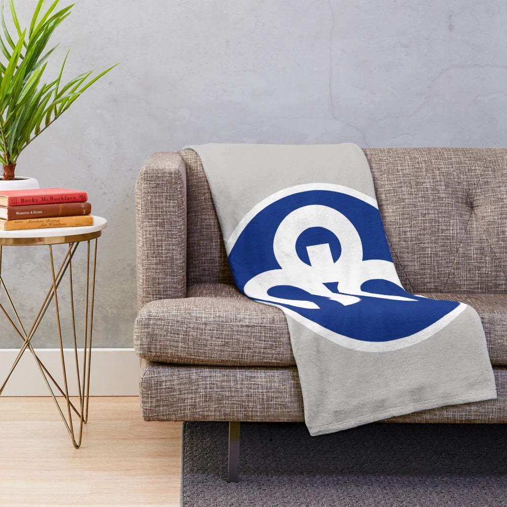 Retro movie theater-inspired plush blanket