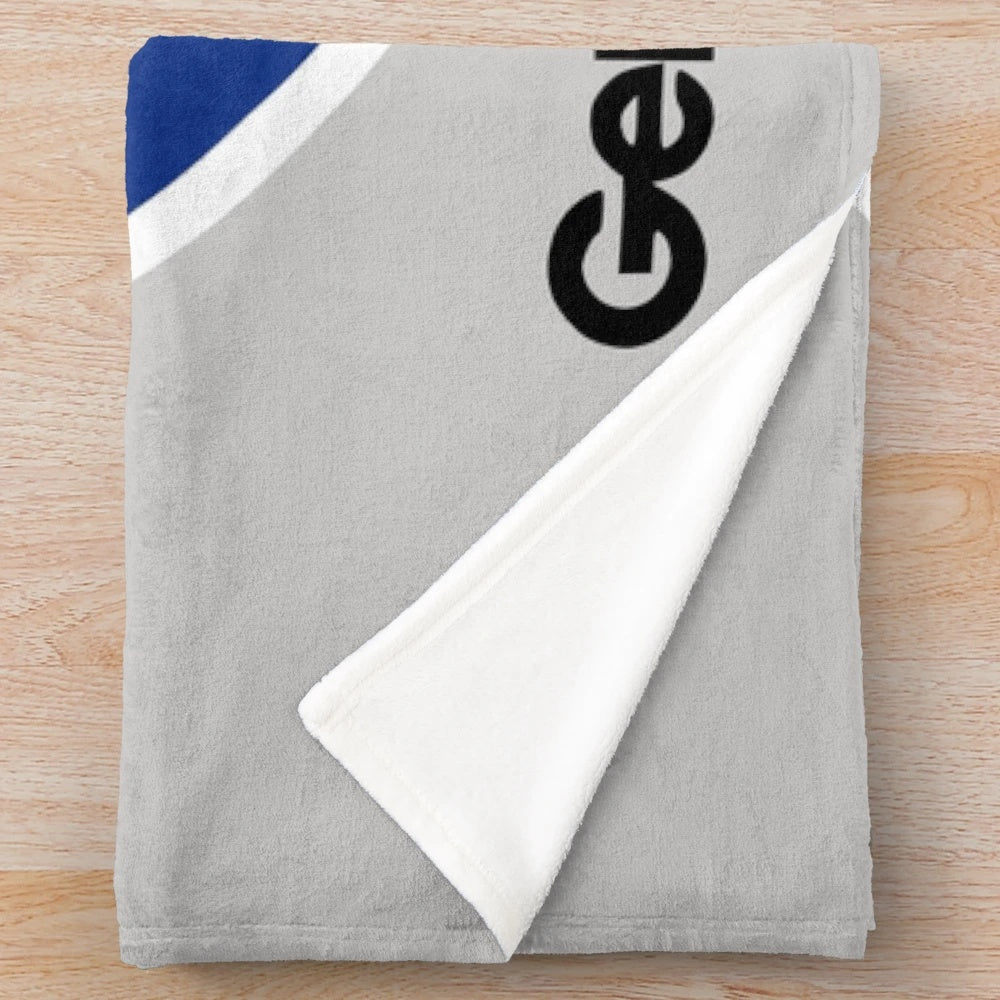 Retro movie theater-inspired plush blanket