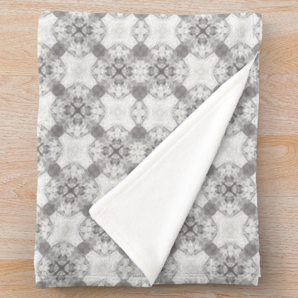 Retro cinema pattern plush blanket