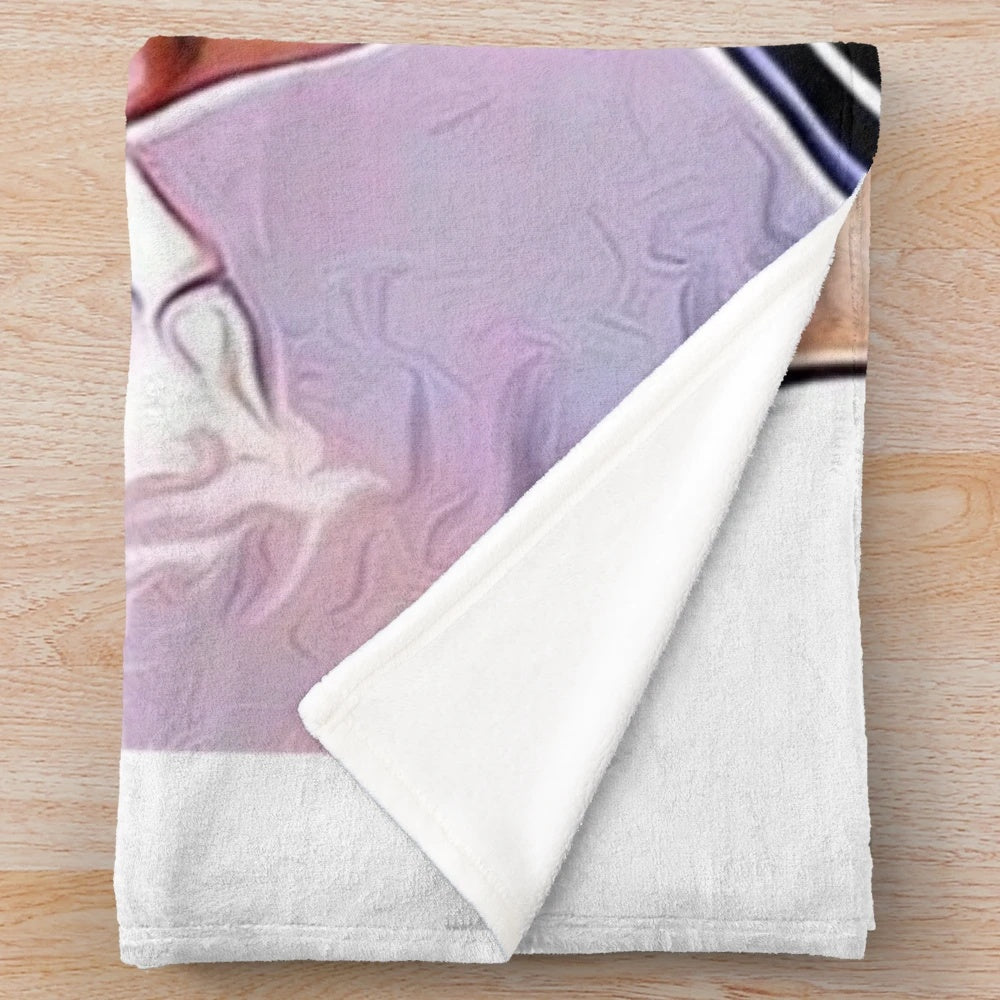 DANNY ZUKO / John Travolta Plush Blanket from the movie Grease