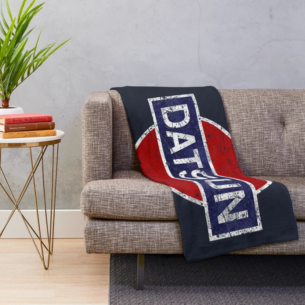 Datsun vintage car plush blanket