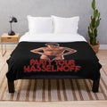 Retro David Hasselhoff Themed Plush Blanket