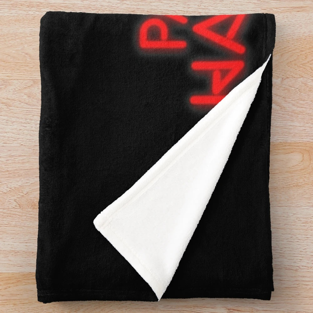 Retro David Hasselhoff Themed Plush Blanket
