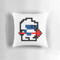 Plush Dig Dug themed pillow, a classic retro arcade game design