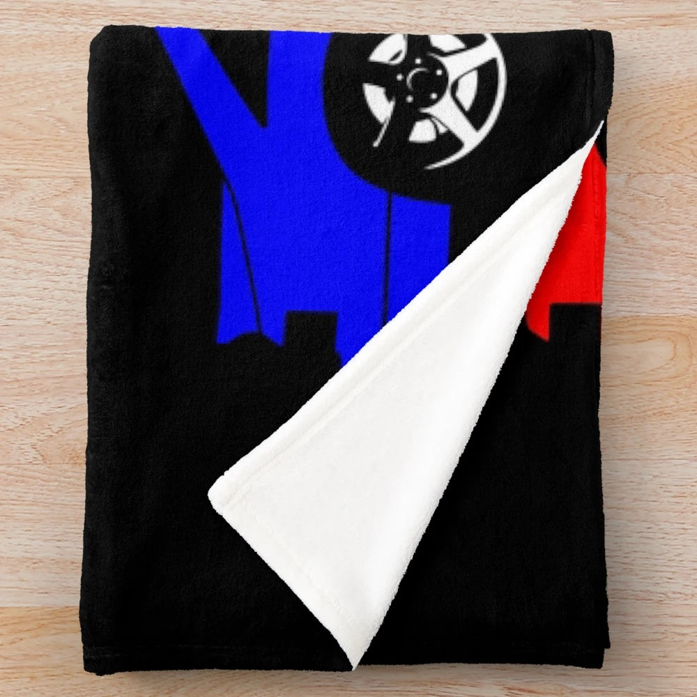 Ford Mustang Fox Body Plush Blanket