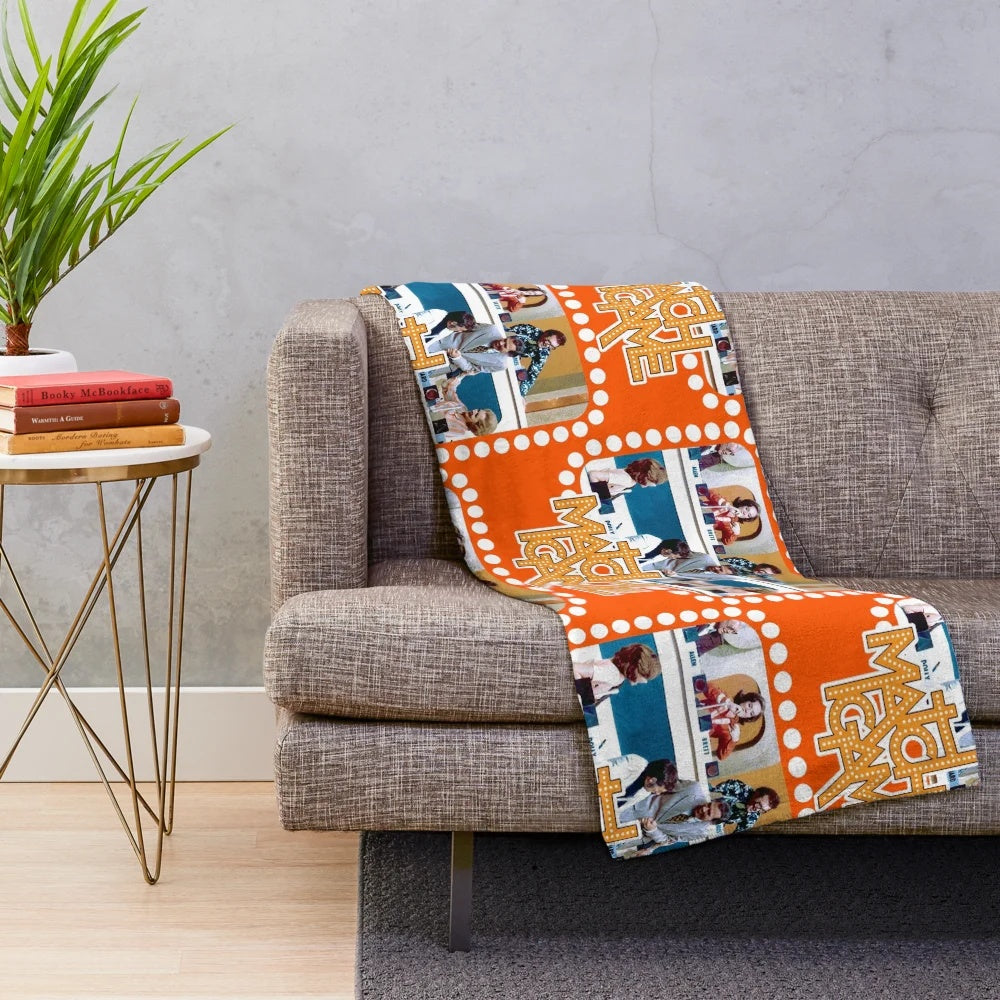 Match Game themed plush blanket featuring classic game show characters