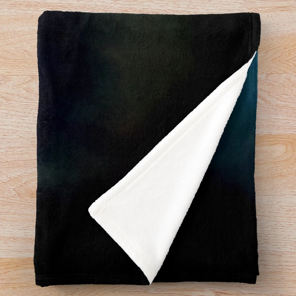 Retro video game character illustration plush blanket featuring the Wraith Raziel from the Soul Reaver series