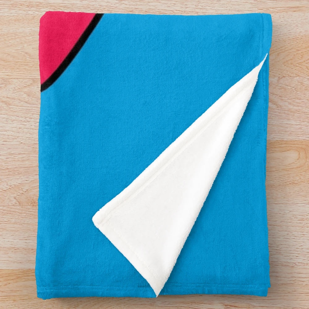 Dragon Quest Slime Plush Blanket - Cozy Video Game Themed Blanket