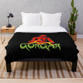 Soft Plush Blanket Featuring the Iconic Gorgar Pinball Character
