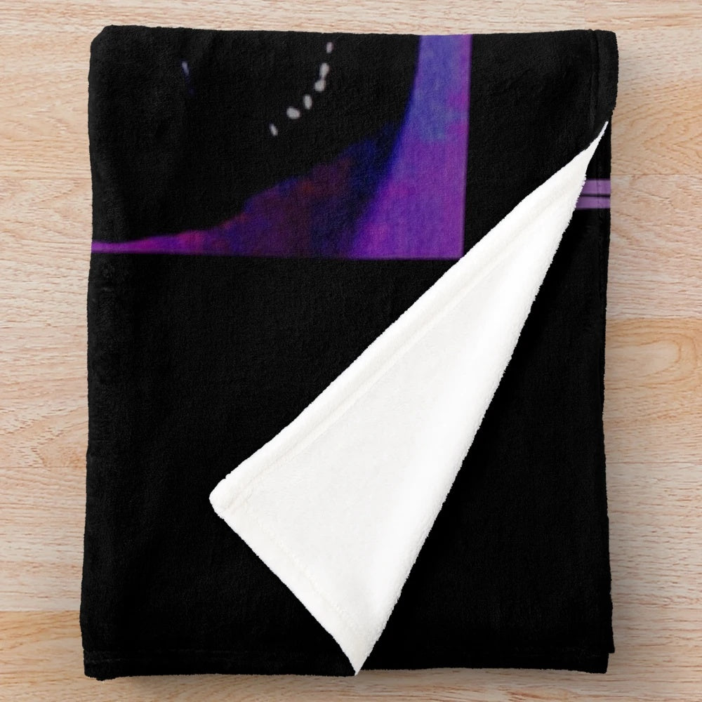 Plush blanket featuring the iconic Siouxsie and the Banshees logo and design