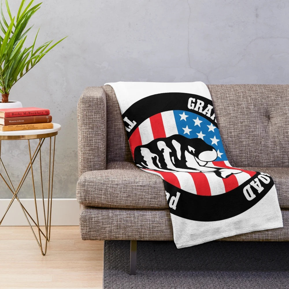 Grand Funk Railroad inspired plush blanket