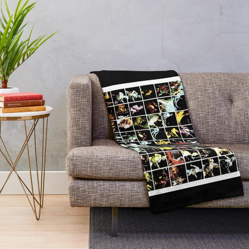 Grand Funk Railroad Plush Blanket with Classic Rock Band Imagery