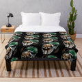 Retro Green Ranger Plush Blanket Inspired by Power Rangers