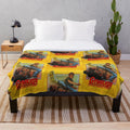 Gymkata movie-themed plush blanket