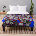 Old school hip hop legends collage art plush blanket