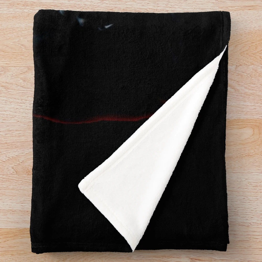 Hitman Agent 47 plush fleece blanket with retro video game design