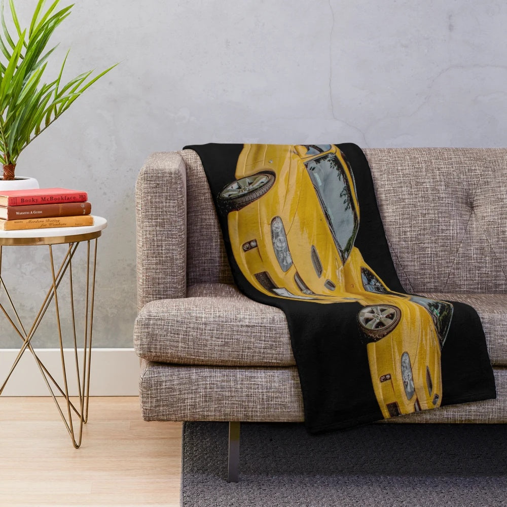 Plush blanket featuring a classic Holden Monaro sports car
