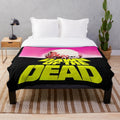 Plush Blanket Featuring Iconic Dawn of the Dead Imagery