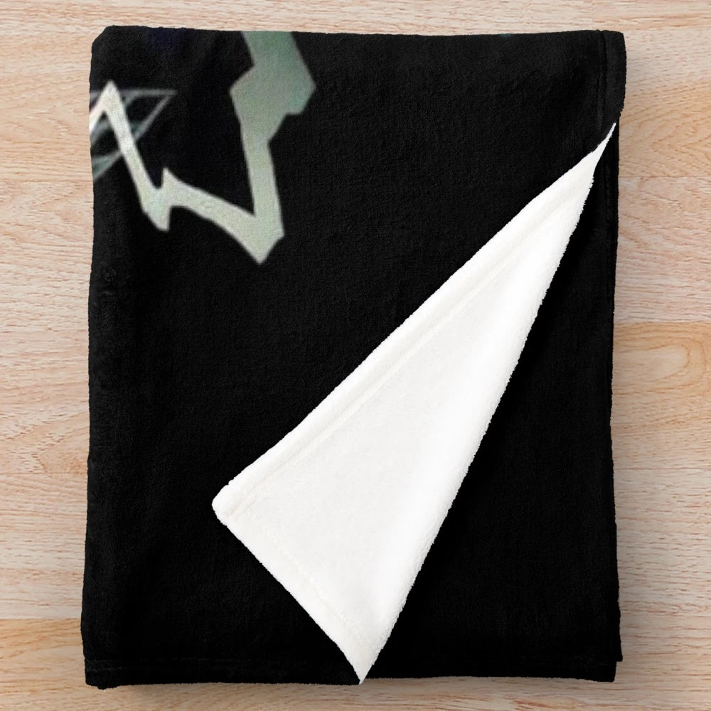 Retro horror movie inspired plush blanket