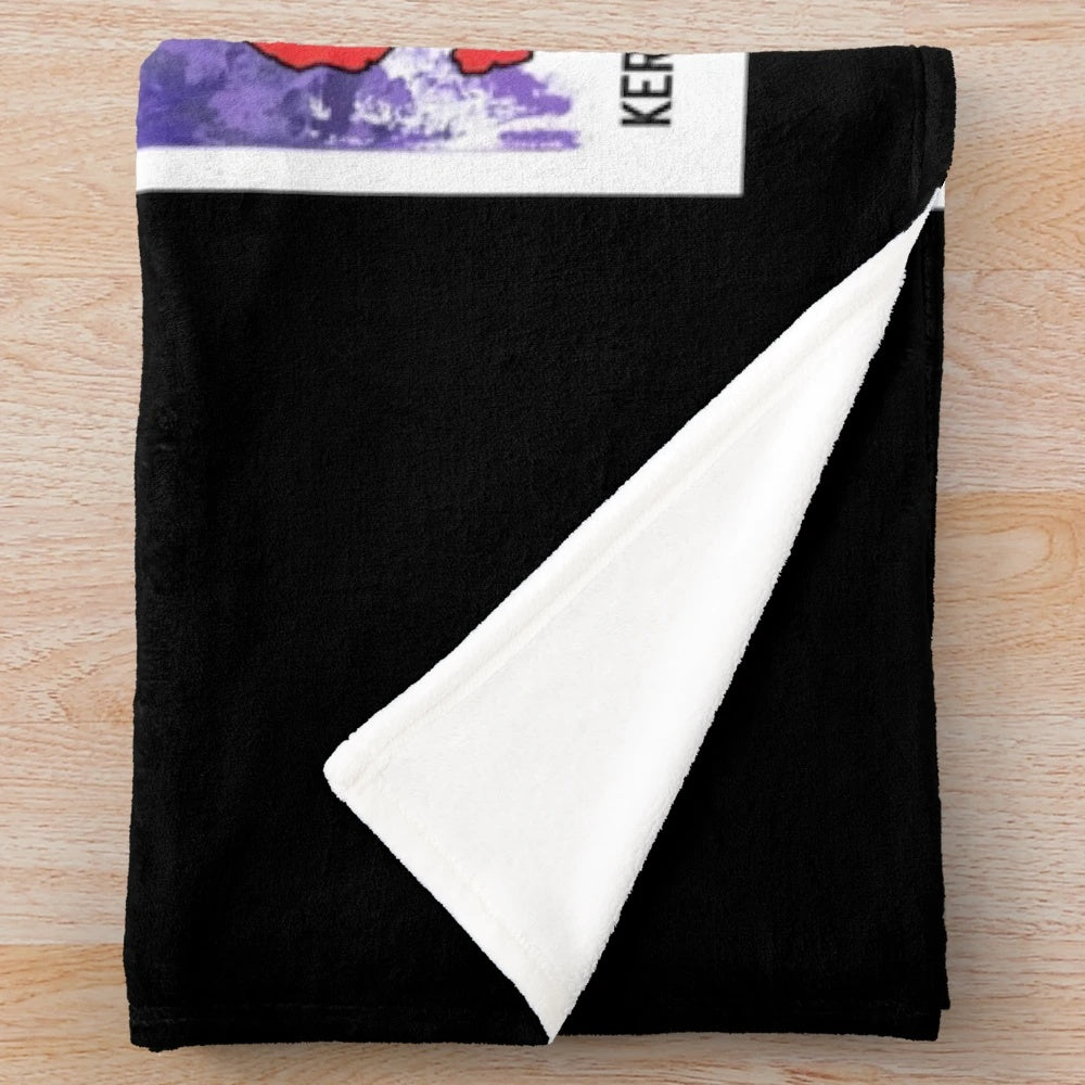 Svengoolie-inspired plush blanket featuring classic horror imagery